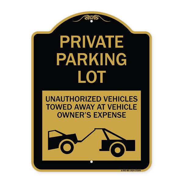 Private Parking Lot Unauthorized Vehicles Towed at Owner Expense, A-DES-BG-1824-23264